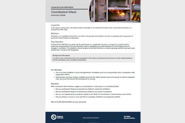 FSRI Fire Safety Research Institute | Training & Education