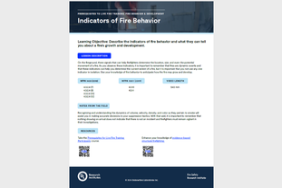 FSRI Fire Safety Research Institute | Training & Education