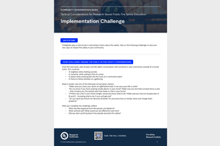 FSRI Fire Safety Research Institute | Training & Education